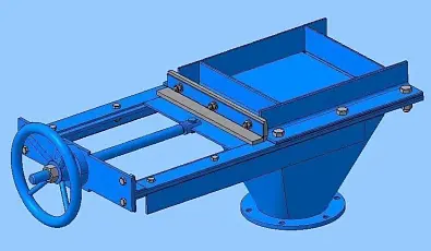 Затвор шиберный 3Ш-600х600-П 